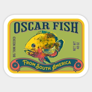 Oscar Fish From South America Sticker